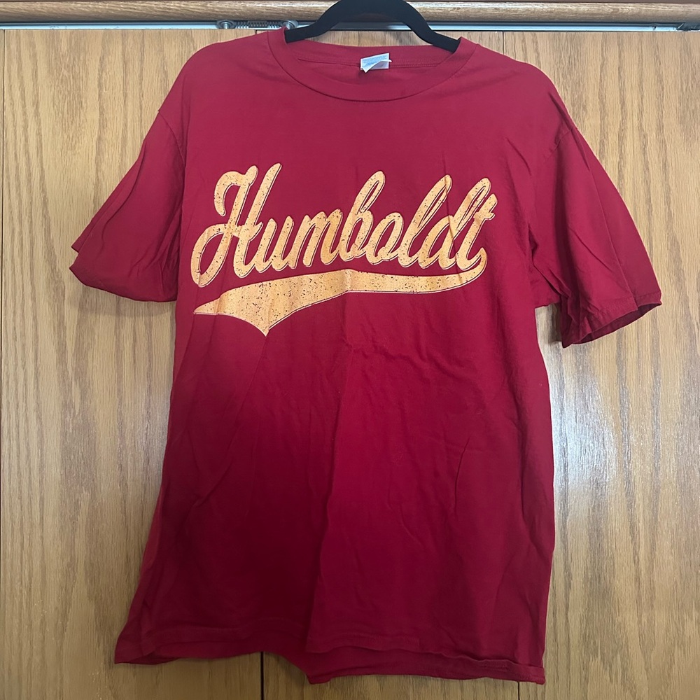 Red Humboldt Graphic T-Shirt Size Large Unisex